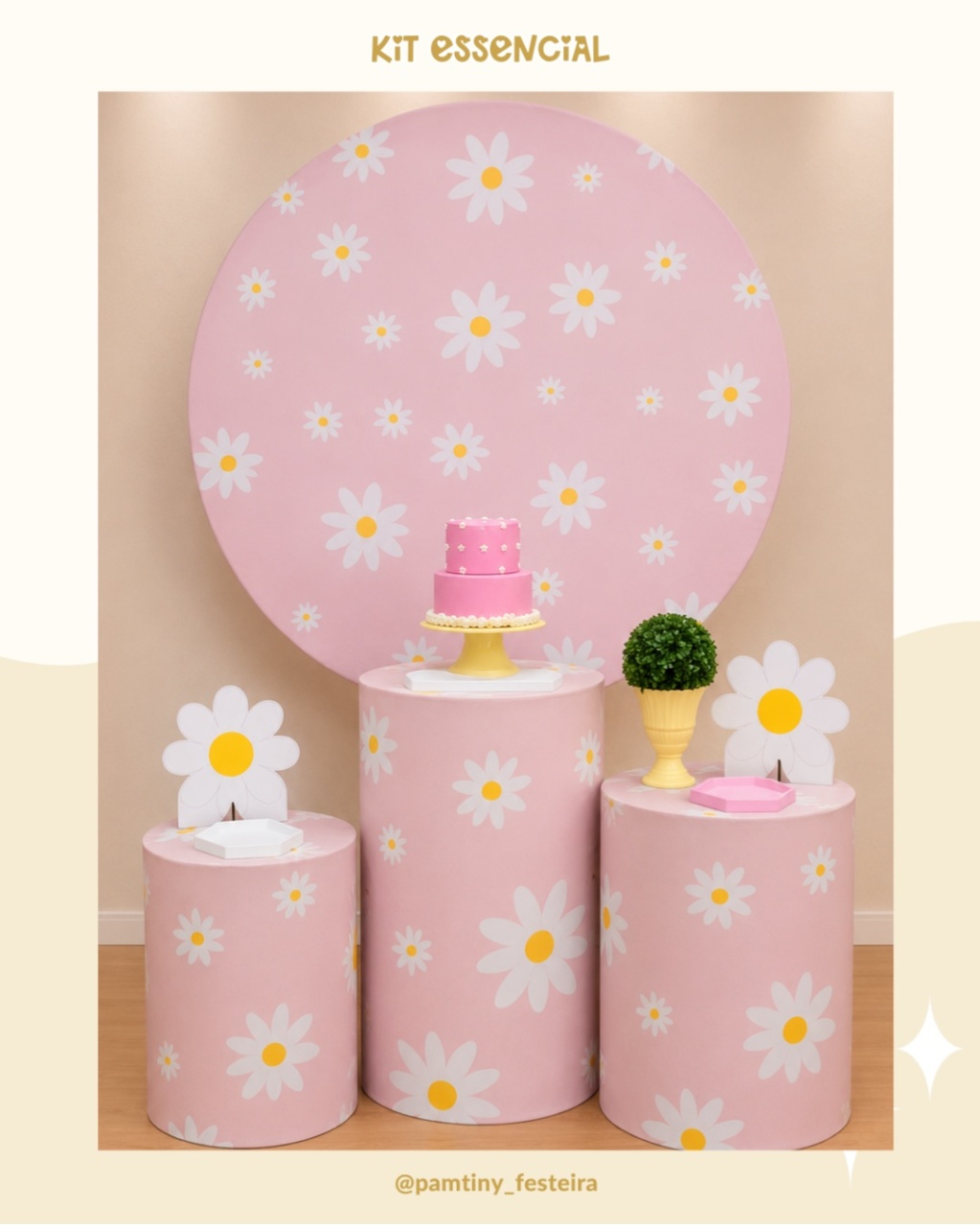 Kit Essencial Margarida - Pamtiny Festeira 