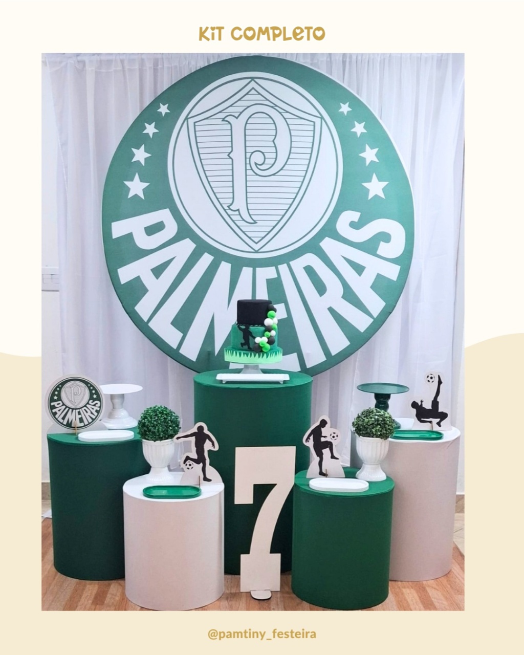 Kit Completo Palmeiras  - Pamtiny Festeira 