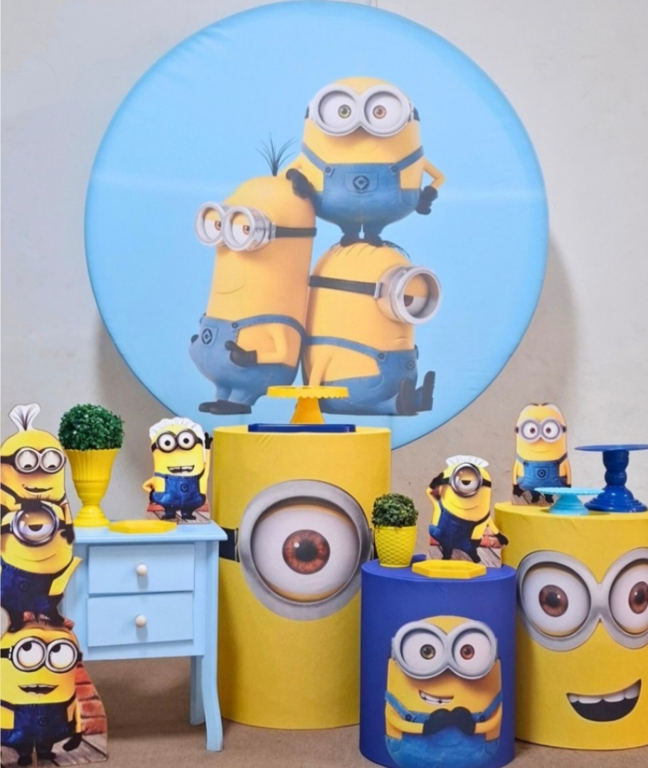 Kit Completo Minions - Pamtiny Festeira 