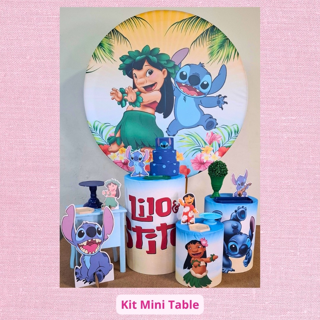 Kit Mini Table Stichi E Lilo  - Pamtiny Festeira 