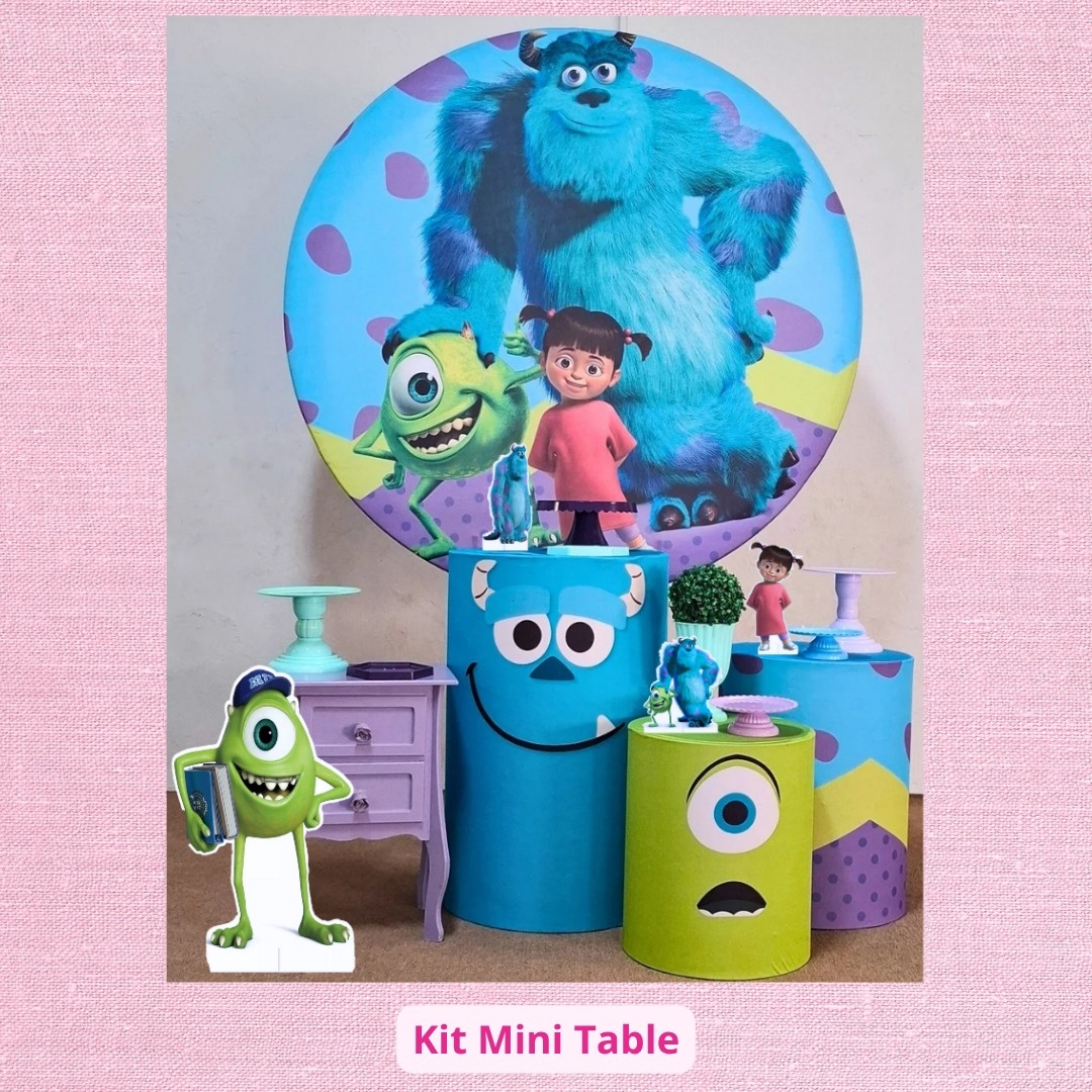 Kit Mini Table Monstro S.a - Pamtiny Festeira 