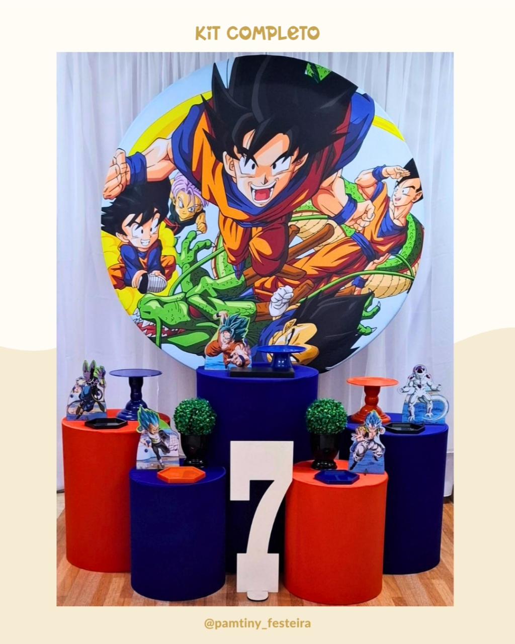 Kit Completo Dragon Boll - Pamtiny Festeira 