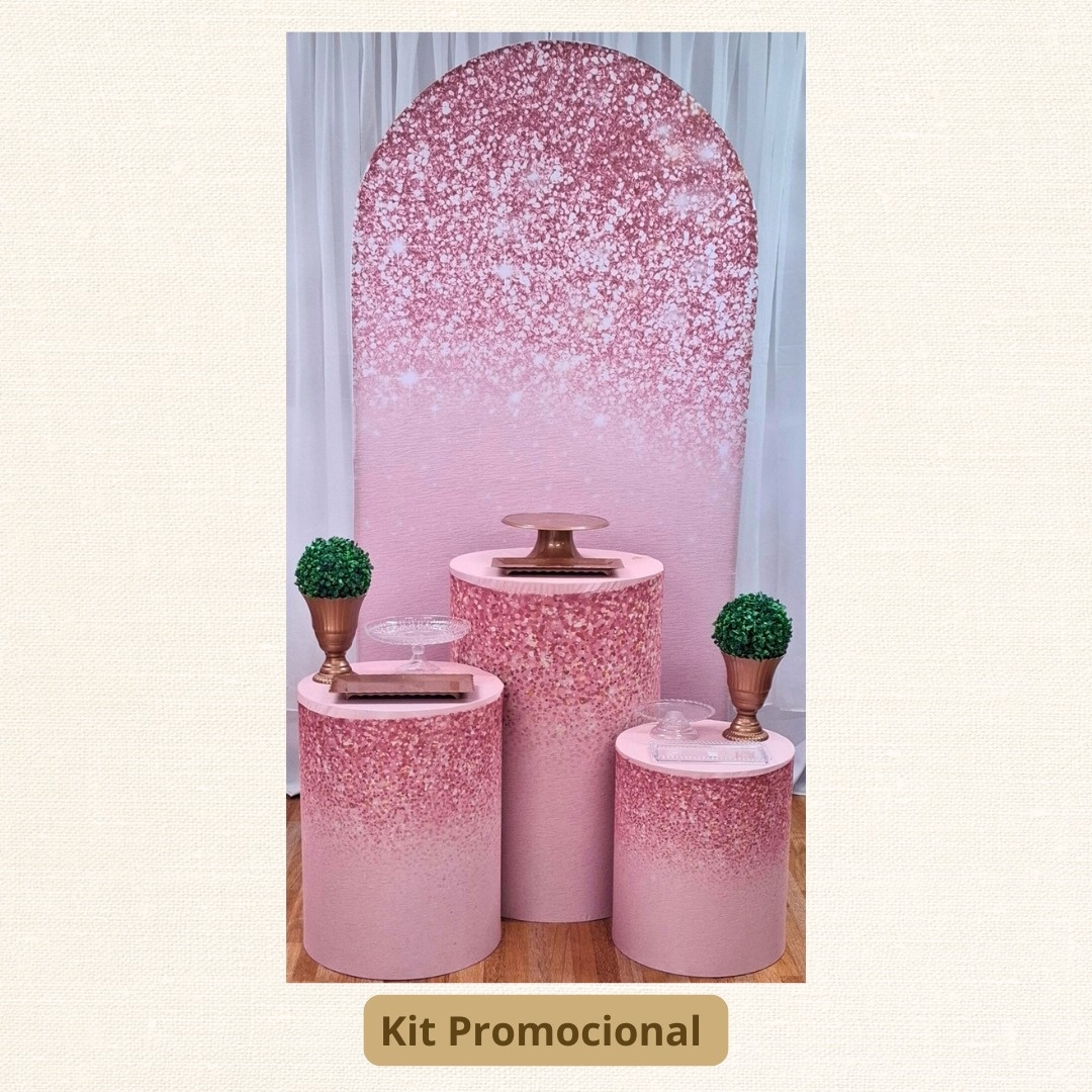 Kit Promocional Romano Rose Gold  - Pamtiny Festeira 