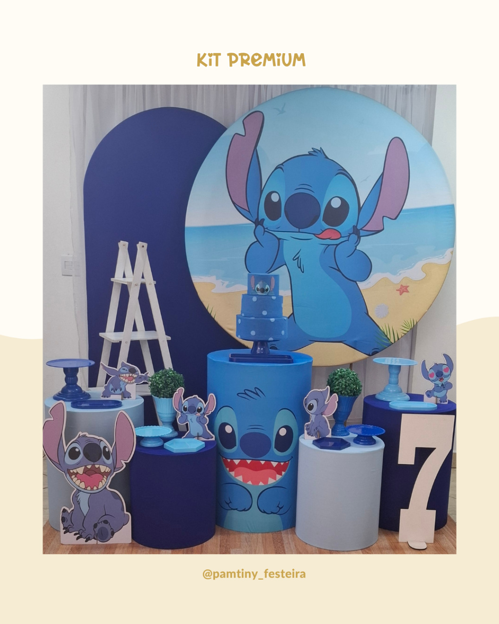 Kit Premium Stich Menino - Pamtiny Festeira 