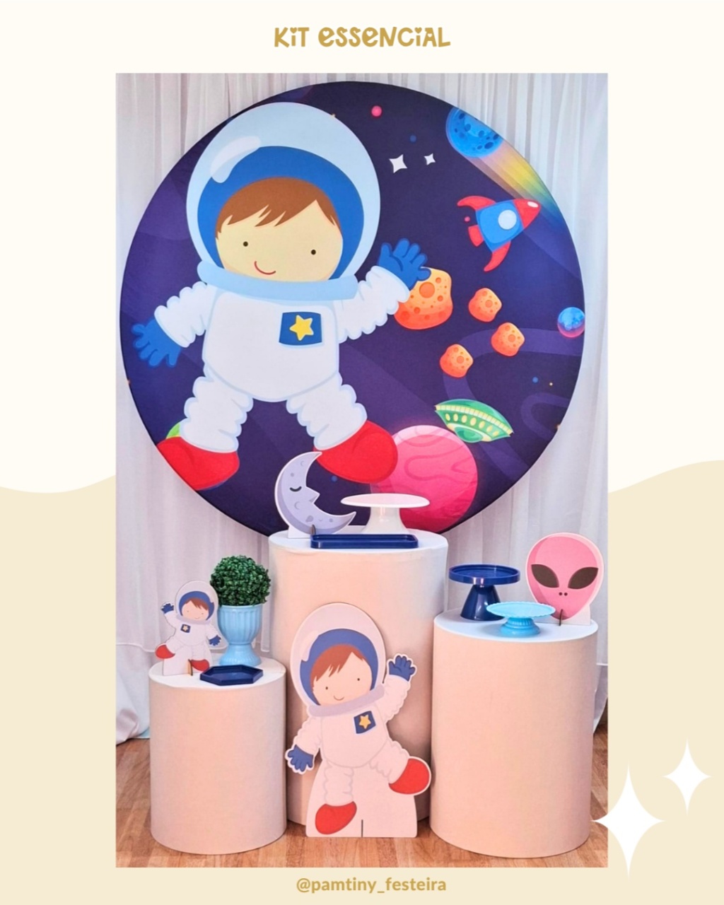 Kit Essencial Astronauta - Pamtiny Festeira 