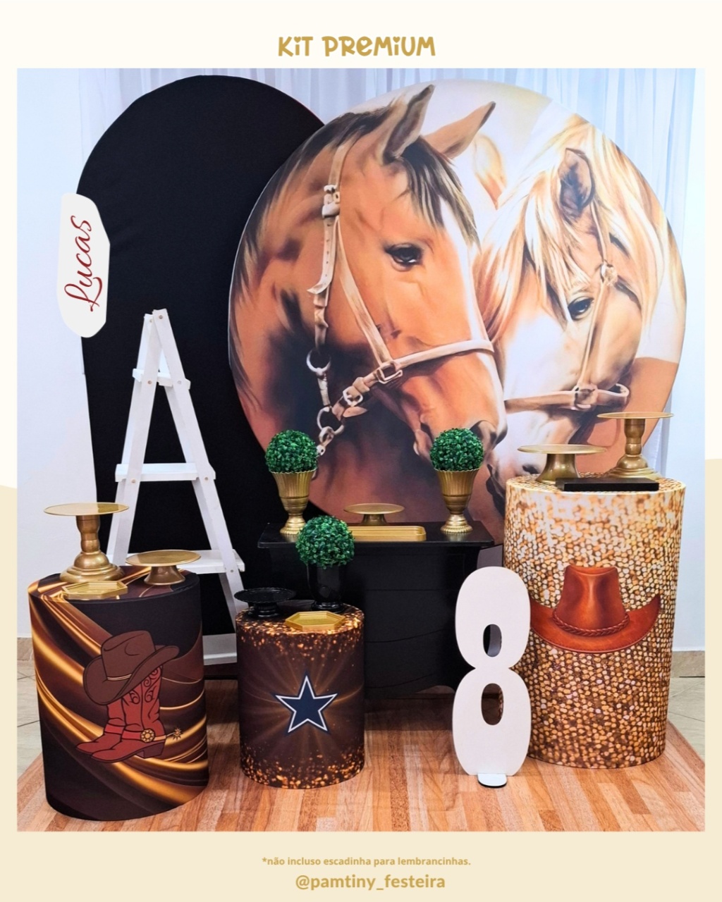 Kit Premium Cavalos - Pamtiny Festeira 