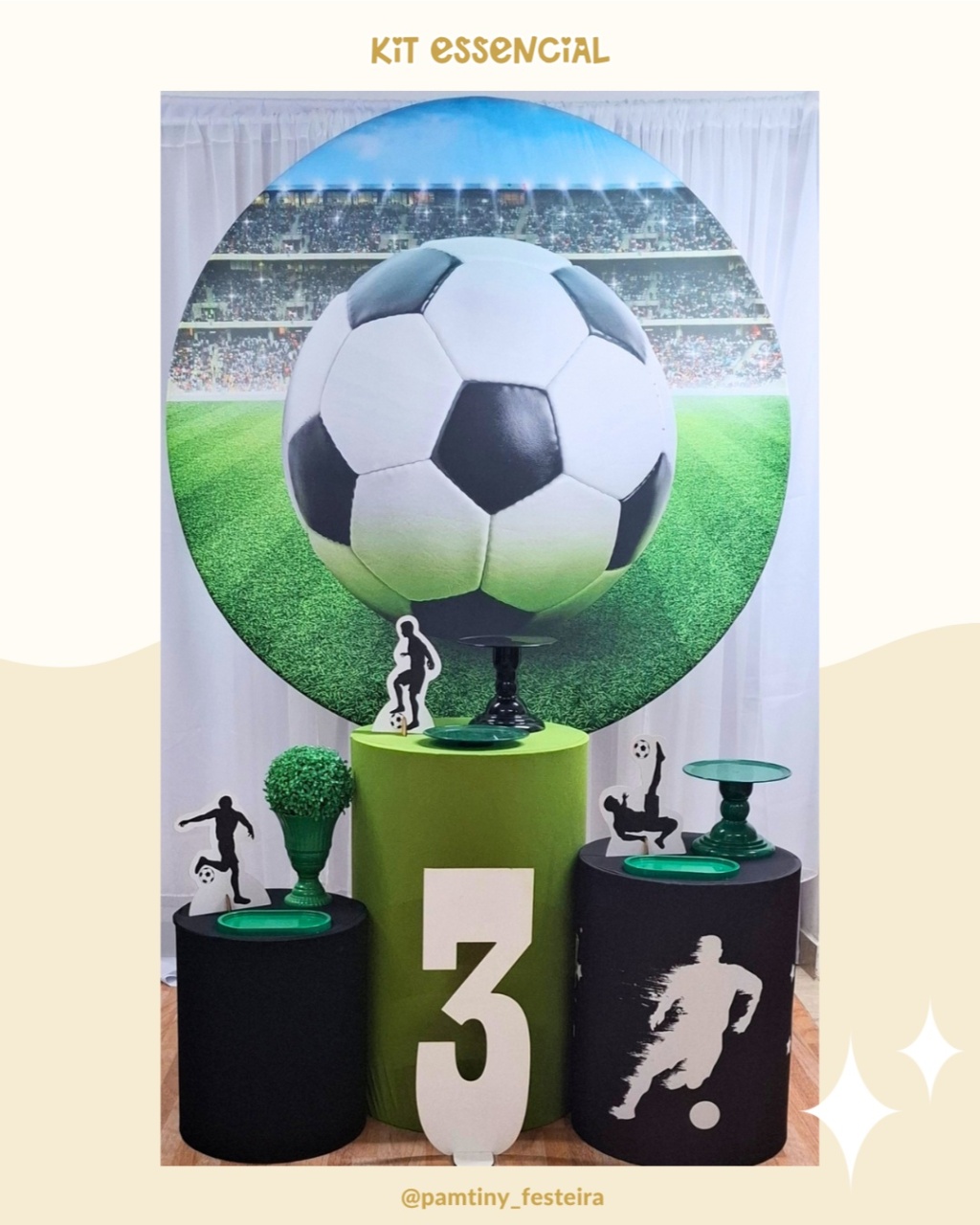 Kit Essencial Futebol - Pamtiny Festeira 
