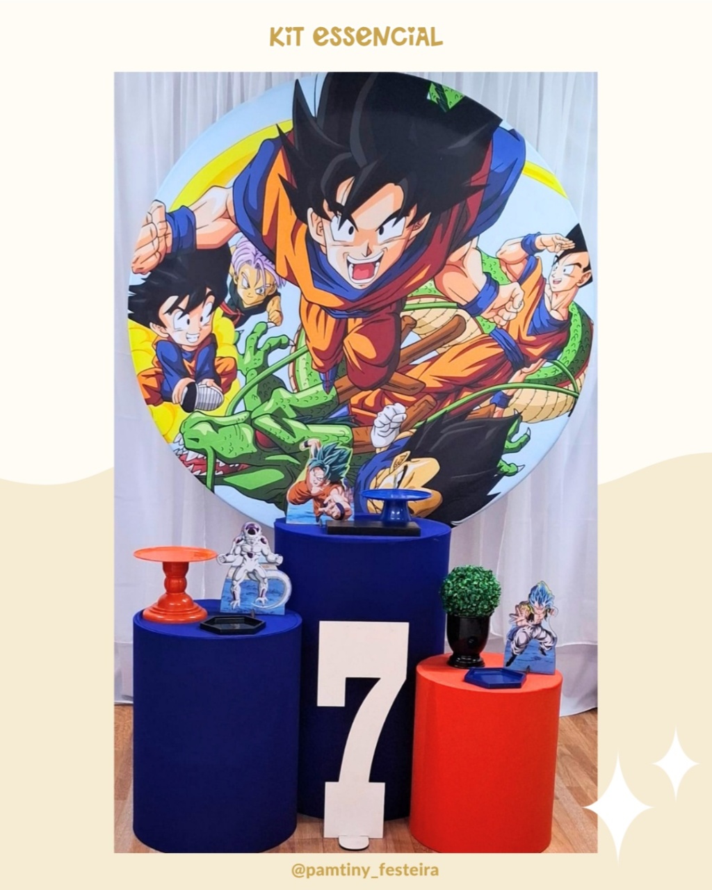 Kit Essencial Dragon Boll Z - Pamtiny Festeira 