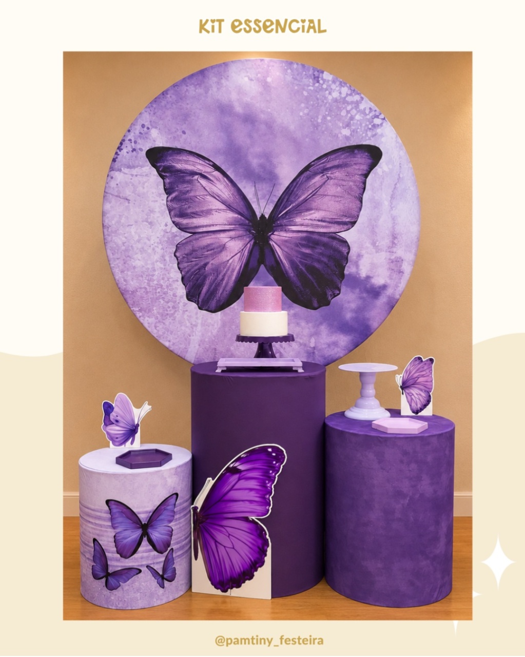 Kit Essencial Borboletas - Pamtiny Festeira 