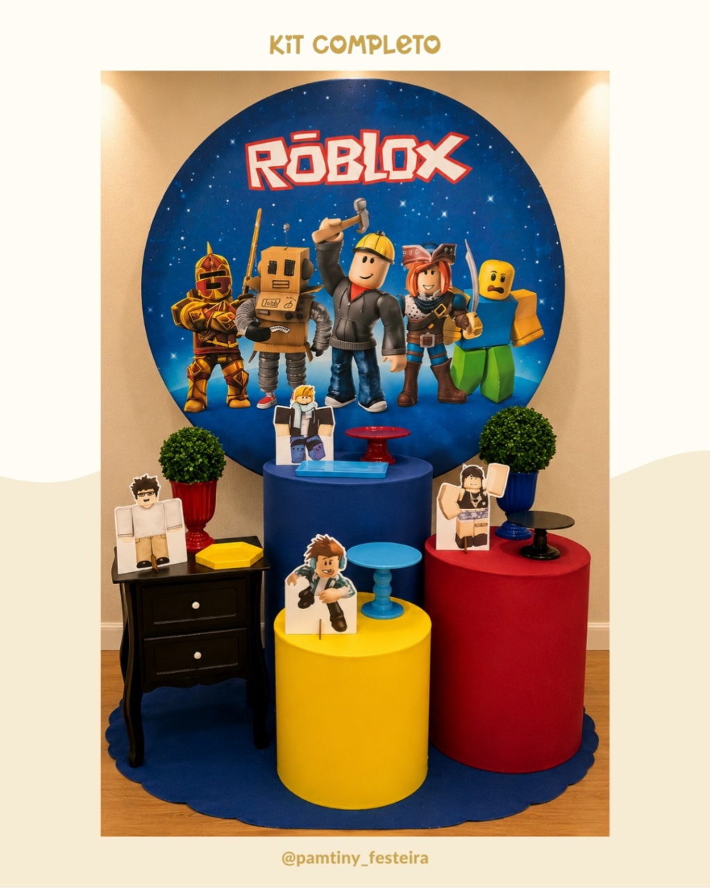 Kit Completo Roblox - Pamtiny Festeira 