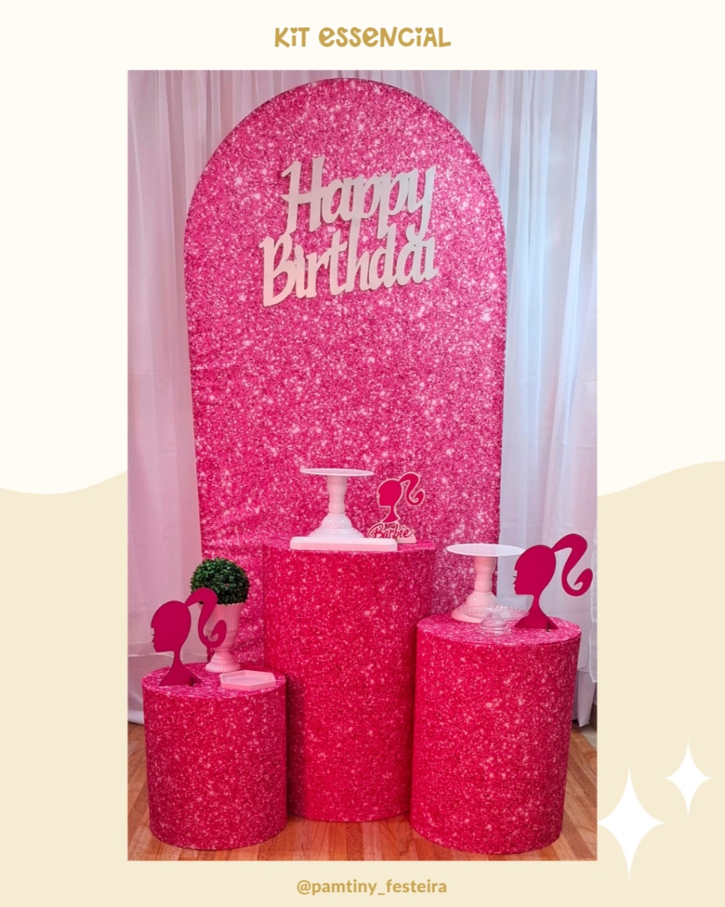 Kit Essencial Barbie Romano   - Pamtiny Festeira 