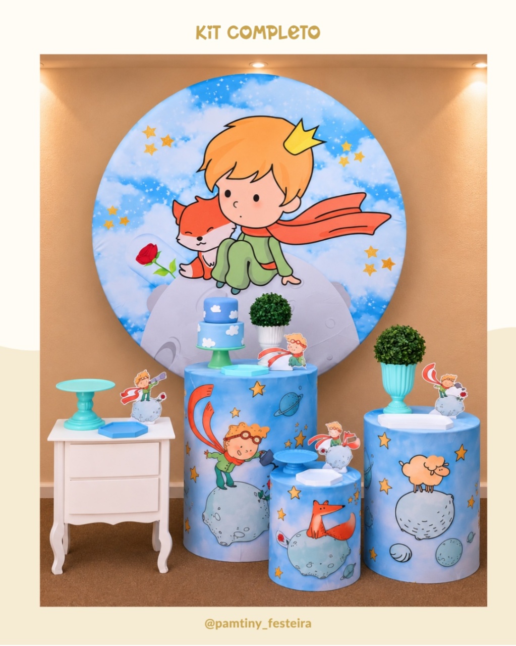 Kit Completo Pequeno Príncipe - Pamtiny Festeira 