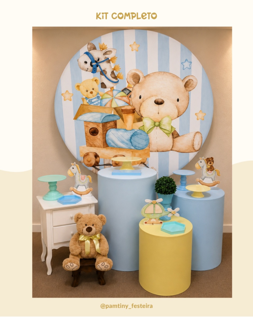 Kit Completo Brinquedos - Pamtiny Festeira 