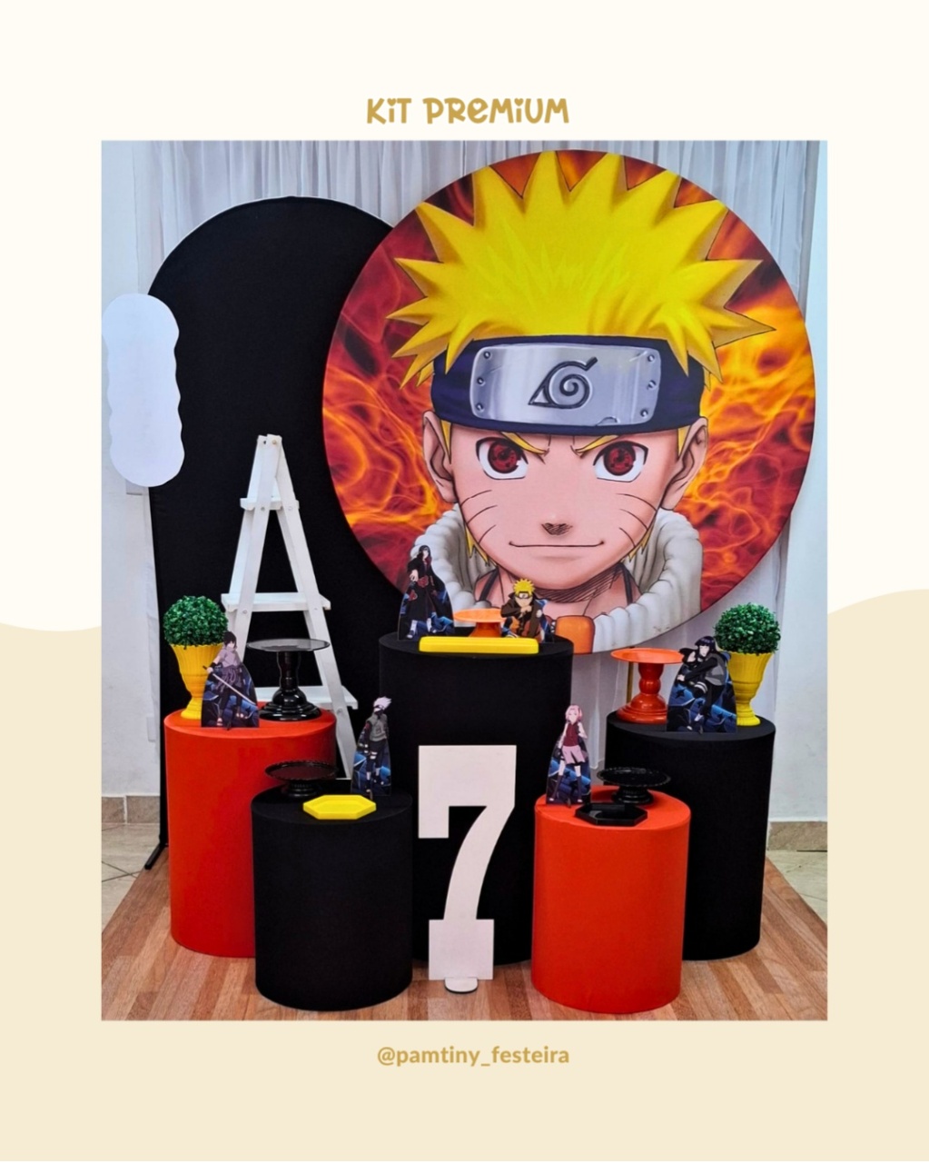 Kit Premium Naruto - Pamtiny Festeira 