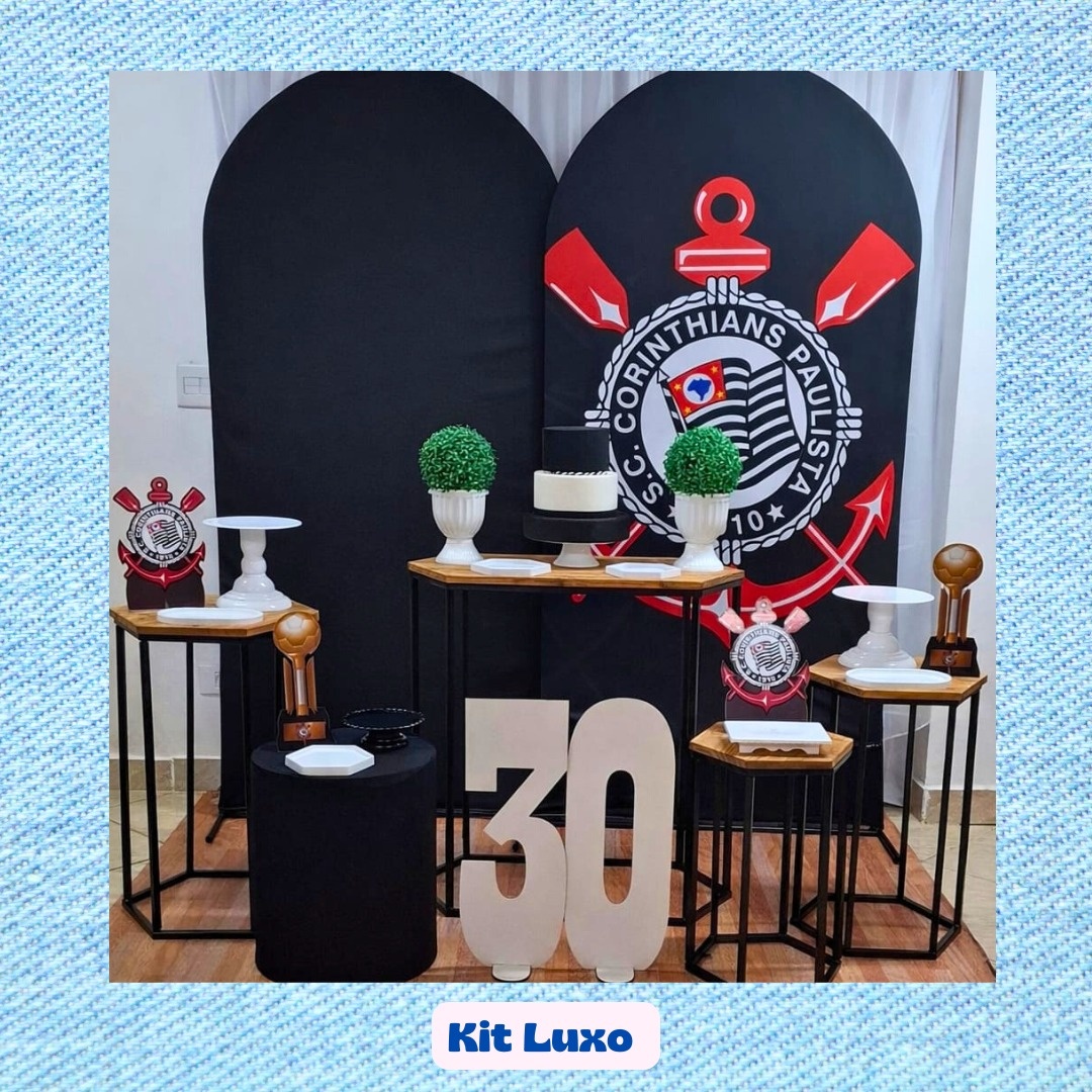 Kit  Luxo  Corinthians    - Pamtiny Festeira 