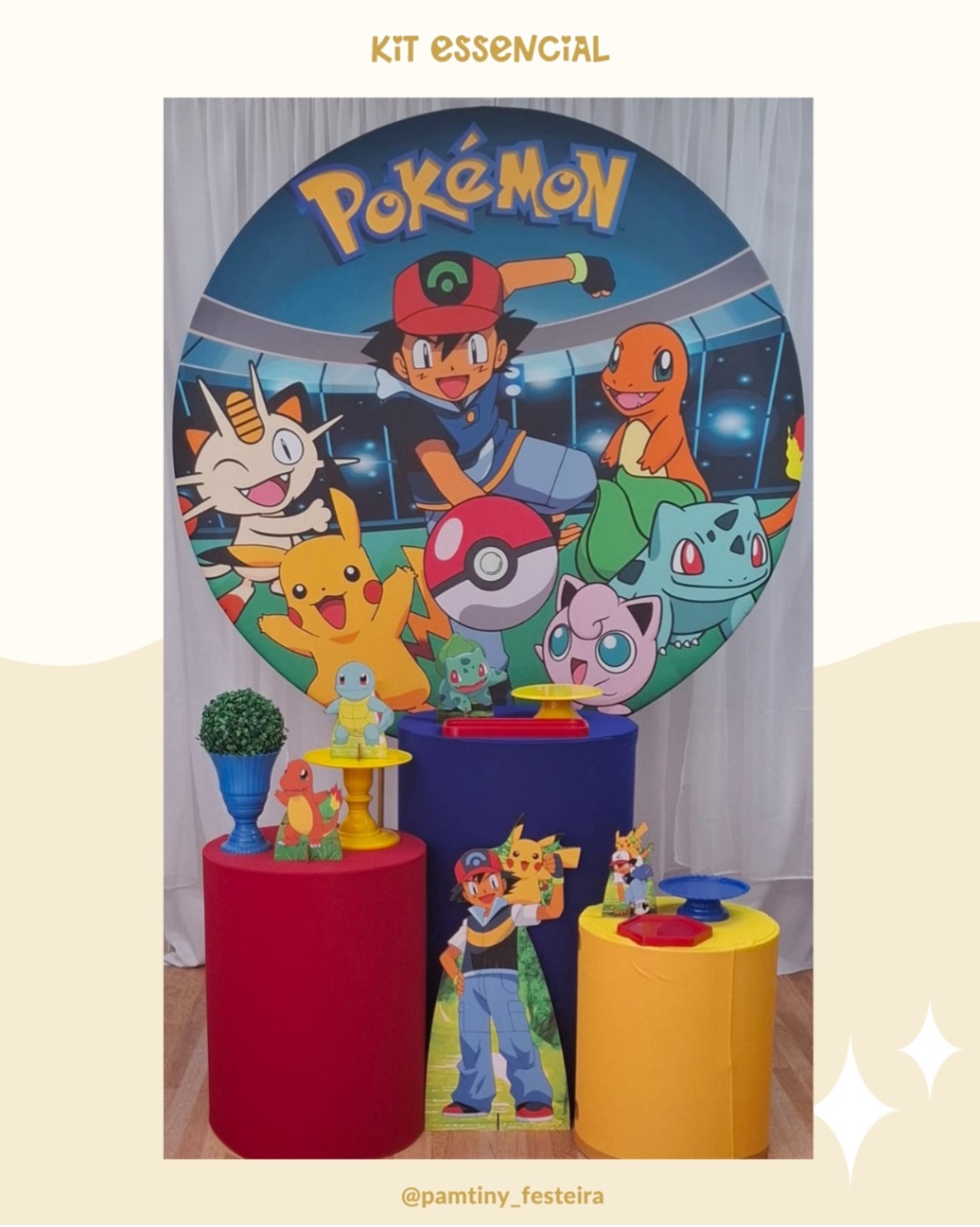 Kit Essencial Pokemon - Pamtiny Festeira 
