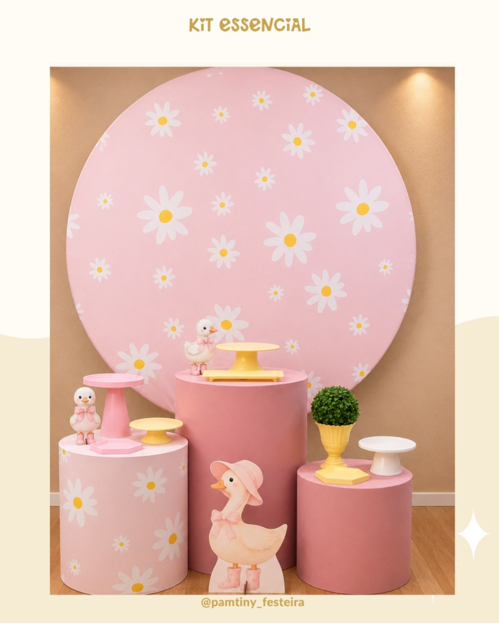 Kit Essencial Margarida E Patinhos - Pamtiny Festeira 