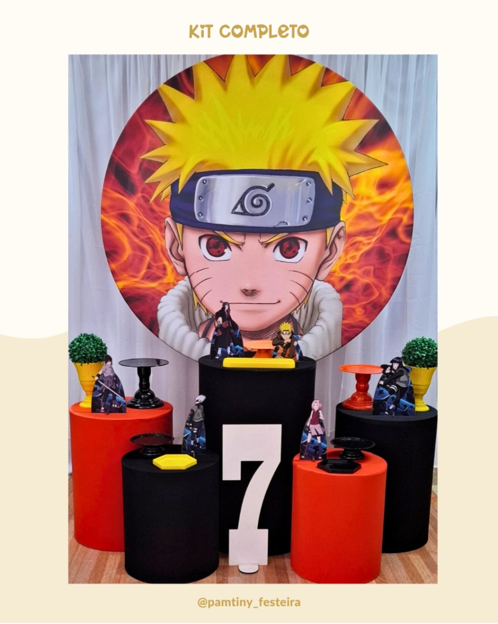 Kit Completo Naruto - Pamtiny Festeira 