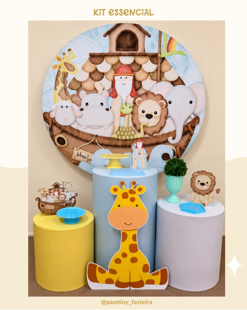 Kit Essencial Arca de Noé - Pamtiny Festeira 