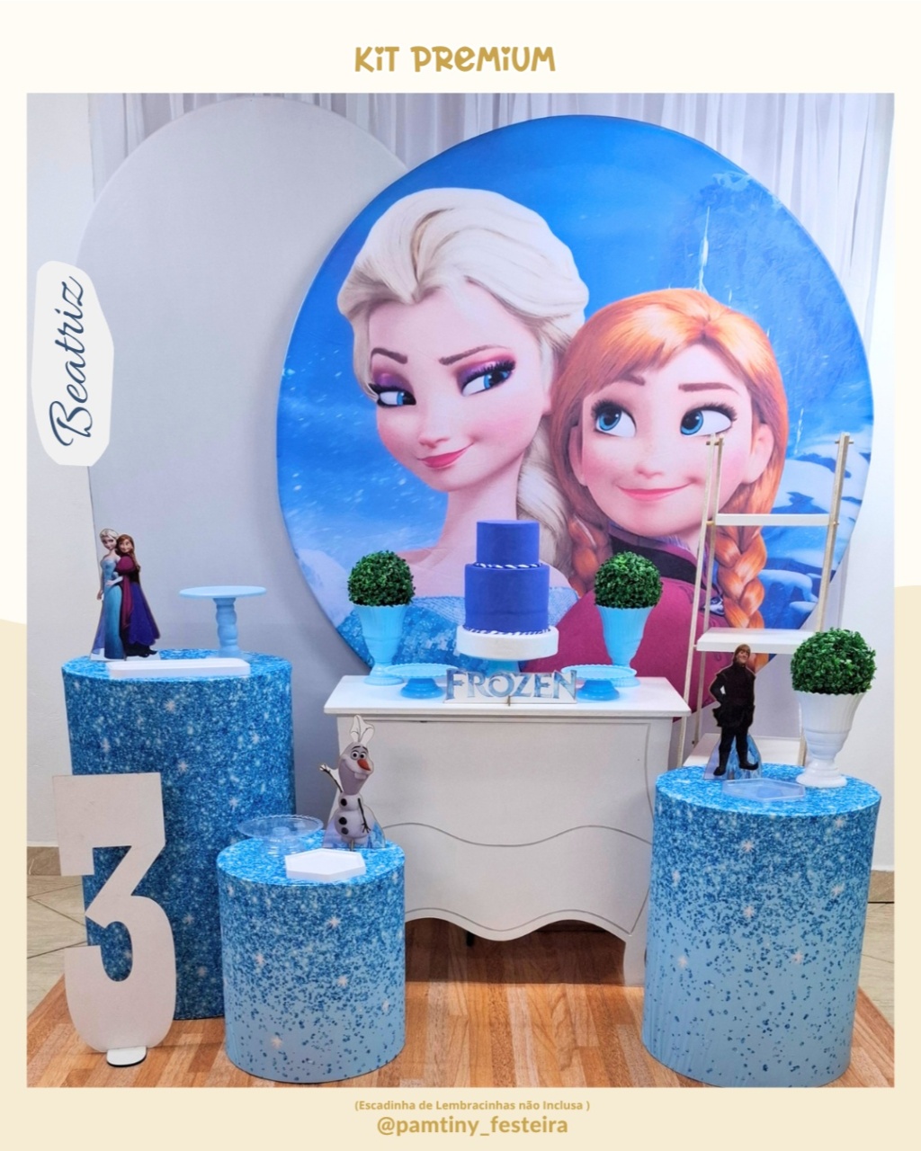 Kit Premium Frozen   - Pamtiny Festeira 