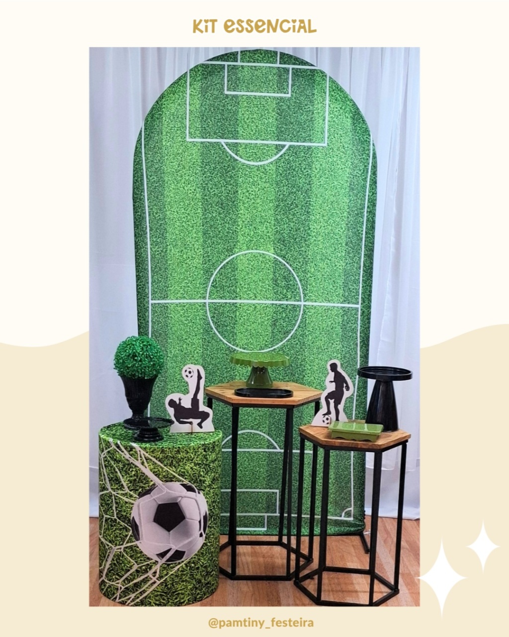 Kit Essencial Futebol Romano  - Pamtiny Festeira 