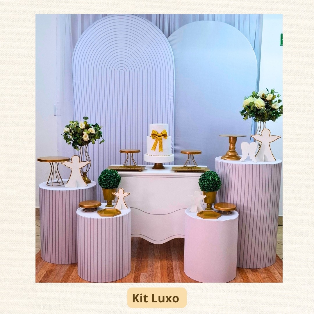 Kit Luxo Batizado Romano - Pamtiny Festeira 