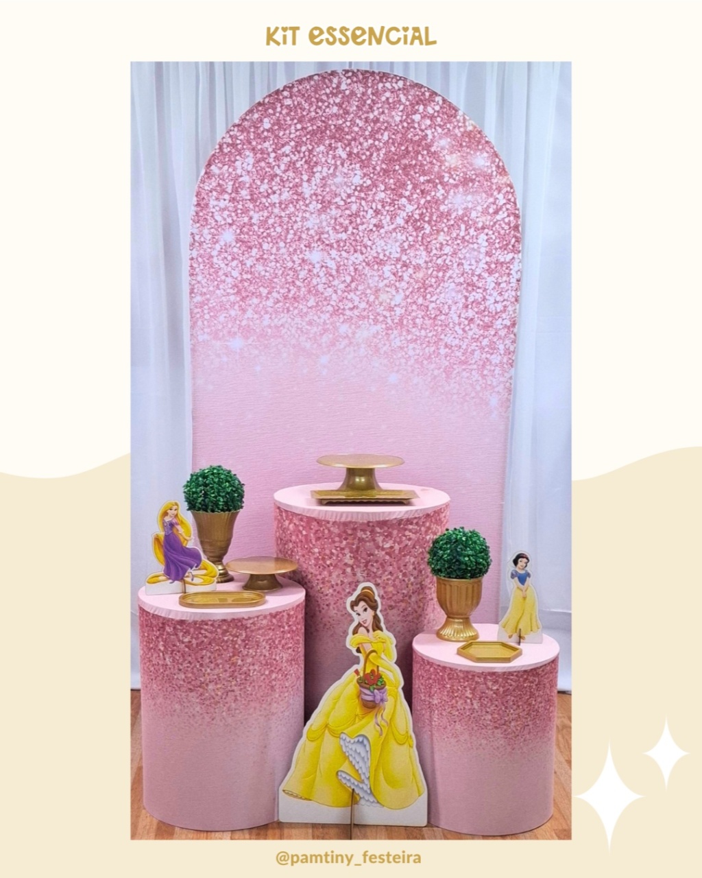 Kit Essencial Princesas  Romano - Pamtiny Festeira 