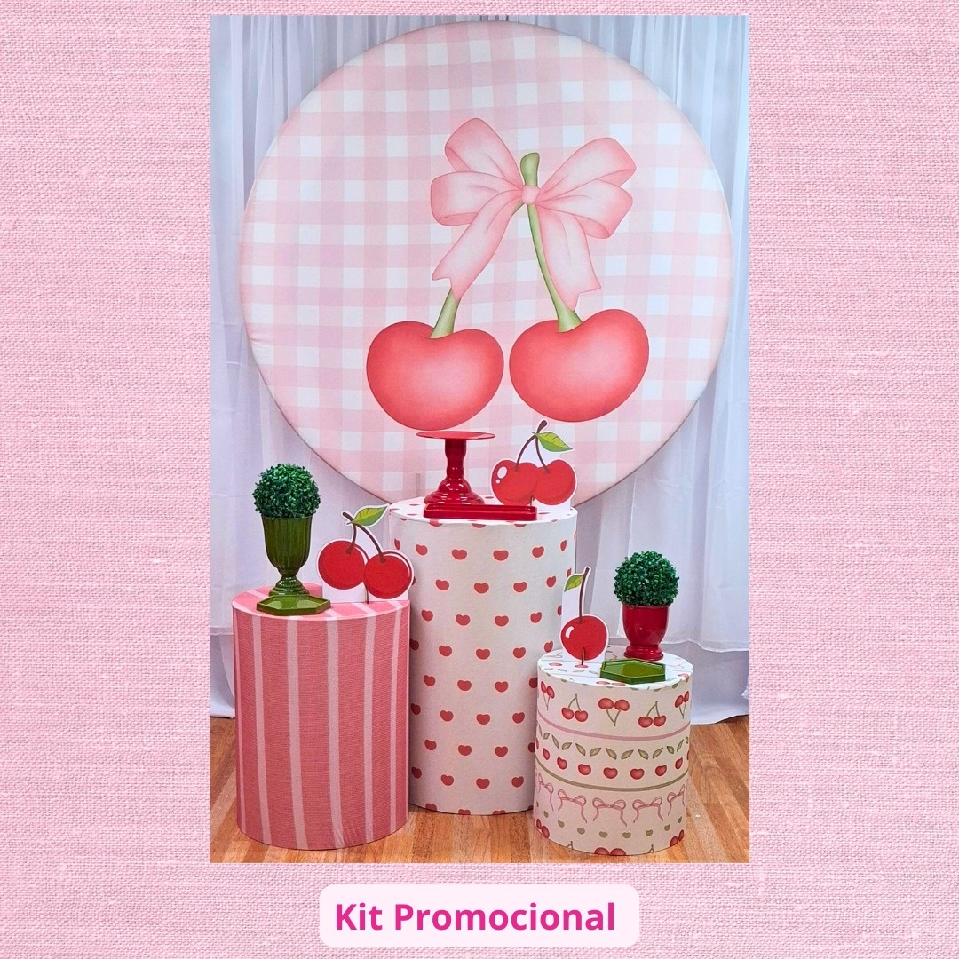 Kit  Promocional Cerejinha   - Pamtiny Festeira 