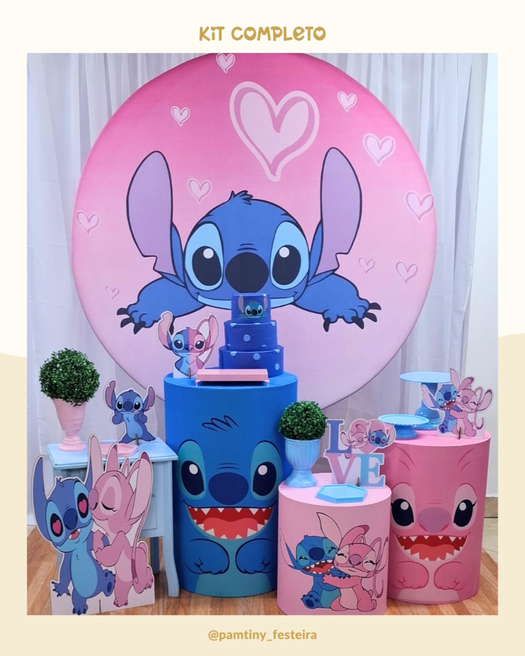Kit Completo Stichi E Angel  - Pamtiny Festeira 