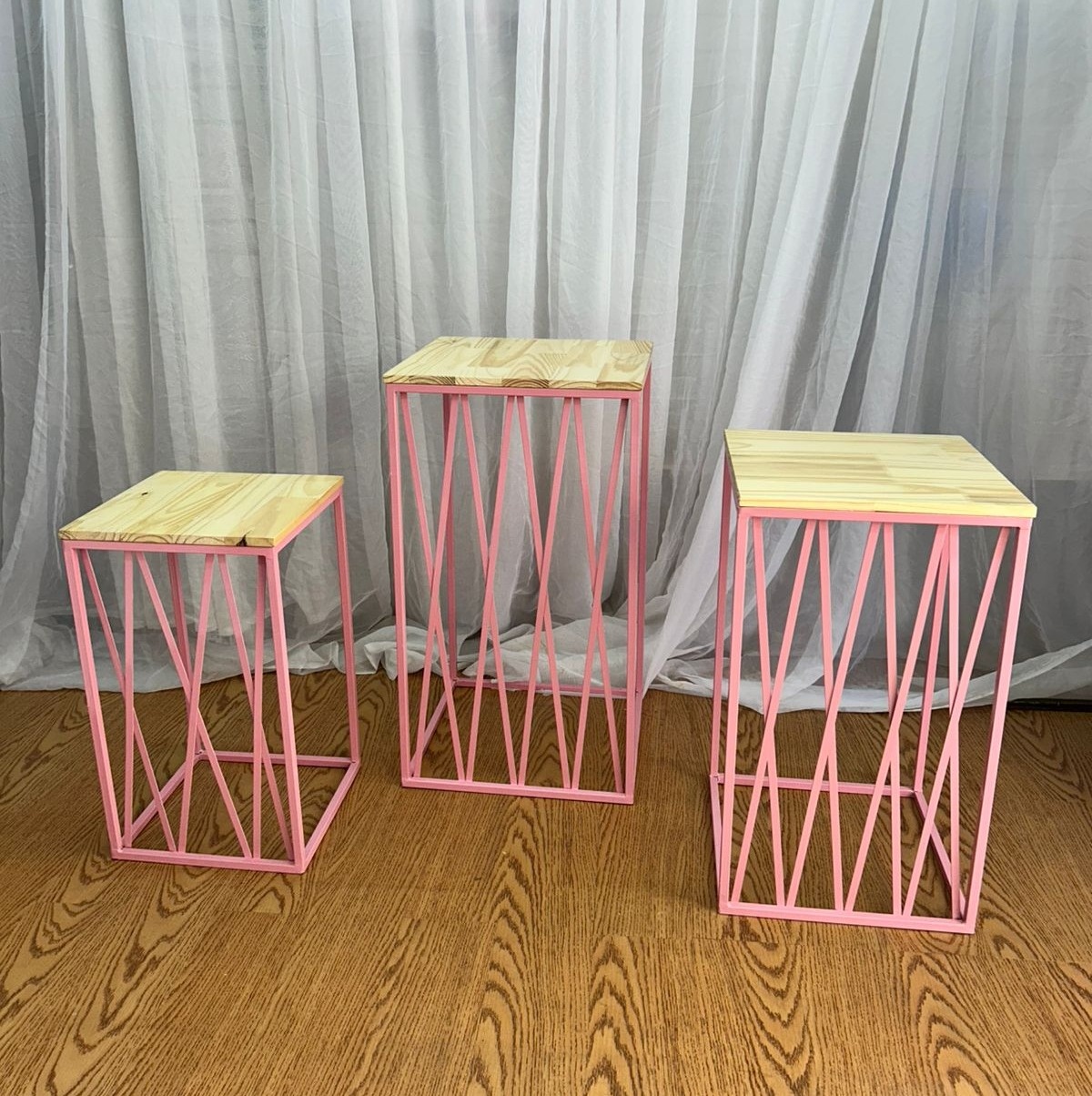 Kit Mesa Trançada (Rosa) - Jessica Souza de Macedo