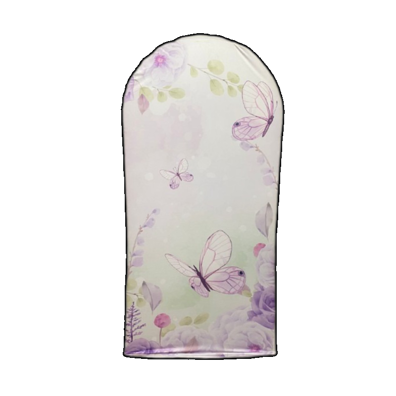 Painel Romano Borboleta Lilas  2X1M - Jessica Souza de Macedo