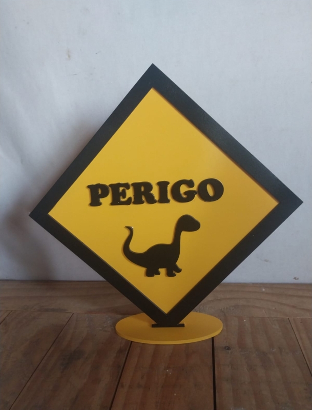 Display Dinossauro Baby (Placa) - Jessica Souza de Macedo