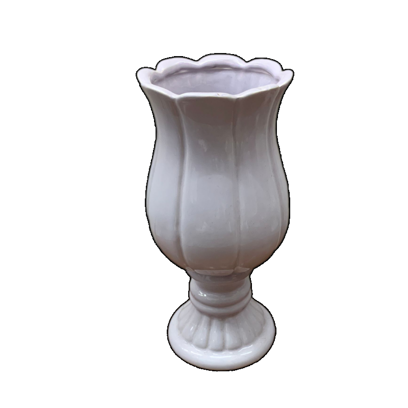 Vaso Tulipa Cerâmica (Lilas Candy) P - Jessica Souza de Macedo