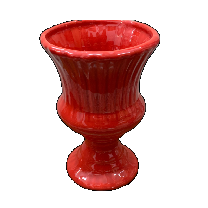 Vaso Charme Cerâmica Vermelho M - Jessica Souza de Macedo