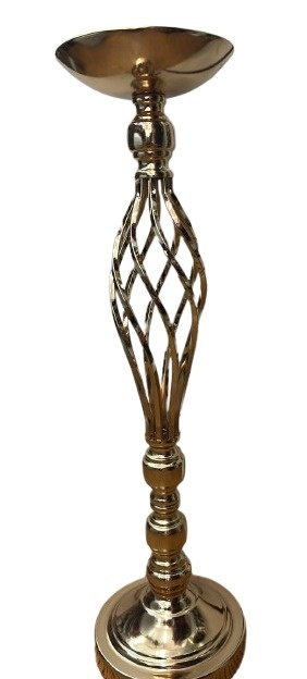 Vaso Metal Dourado G (Modelo 03) - Jessica Souza de Macedo