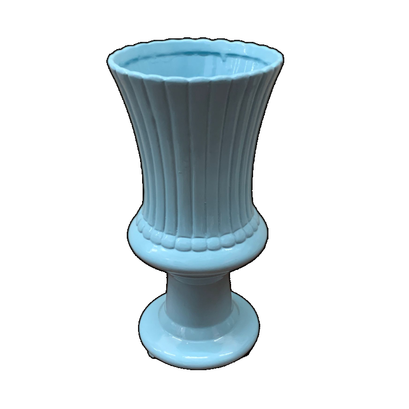 Vaso Charme Cerâmica Azul Candy Gg - Jessica Souza de Macedo