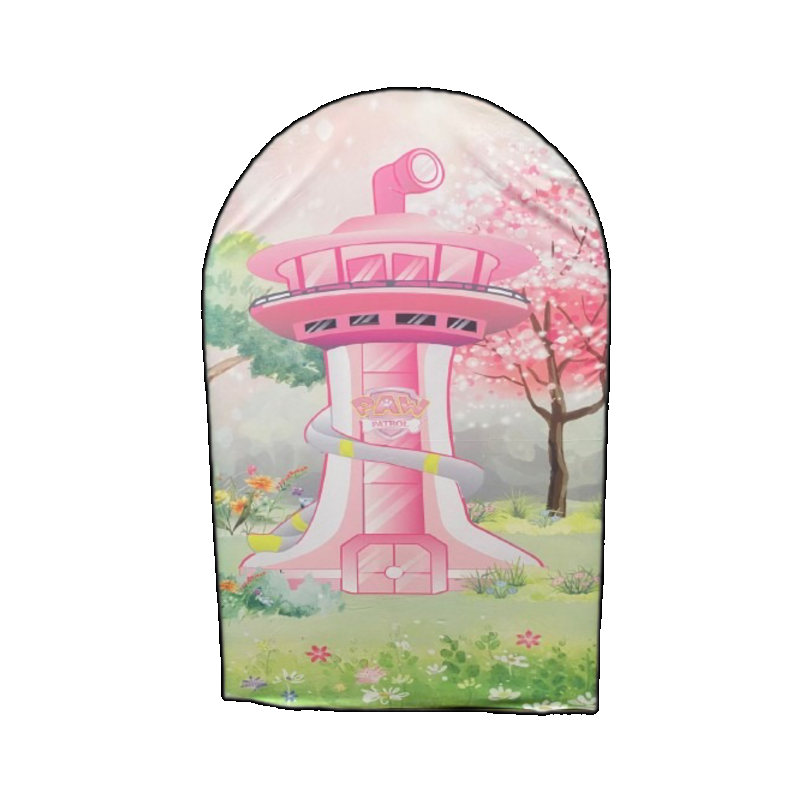 Painel Romano Patrulha Canina Rosa - Jessica Souza de Macedo
