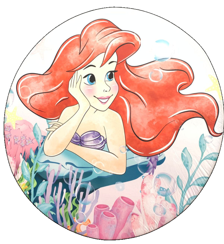 Painel Temático Ariel - Princesas - Jessica Souza de Macedo