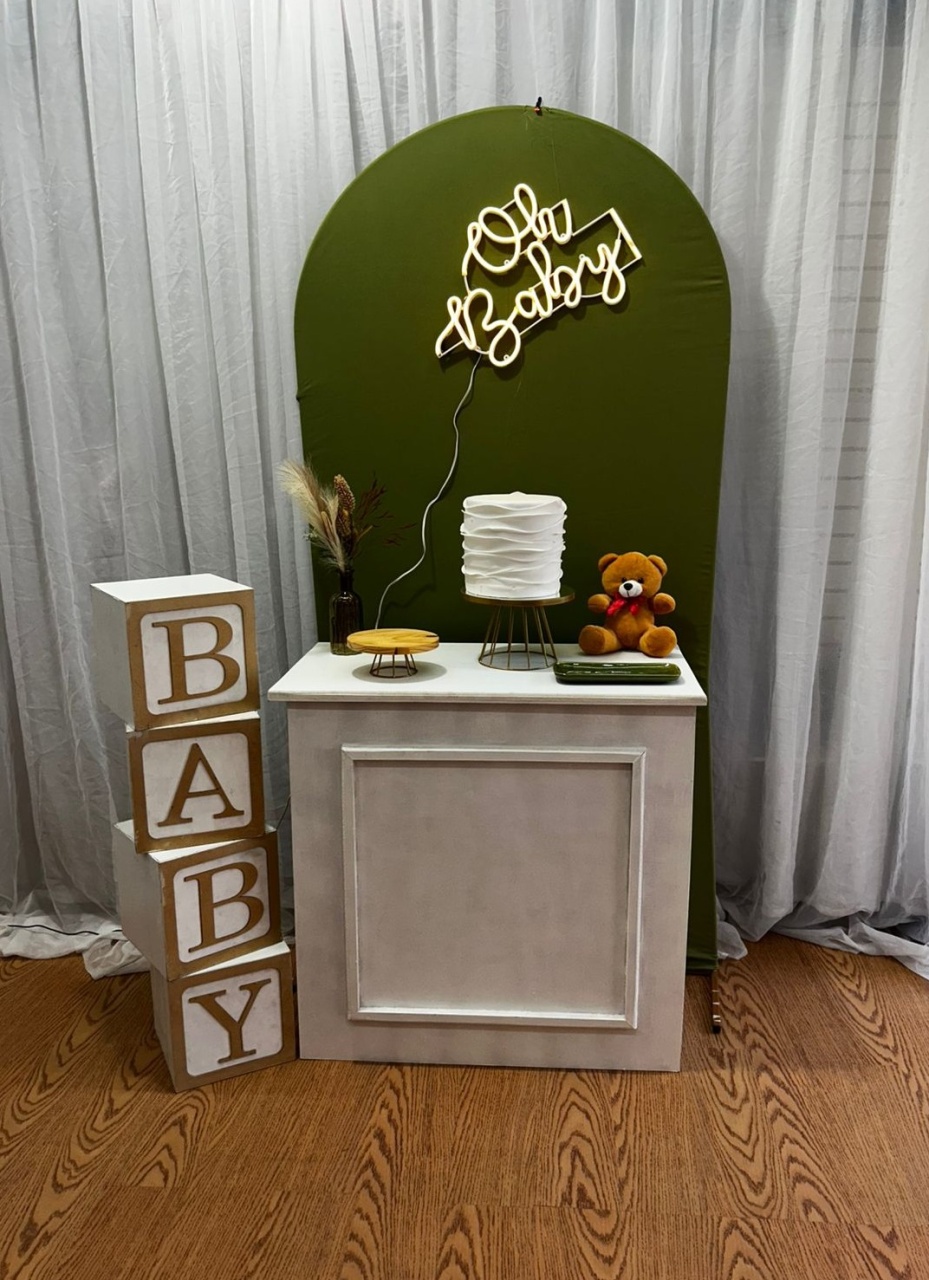 Pegue & Monte – Chá de Bebê “Momento de Amor” - Verde - Jessica Souza de Macedo