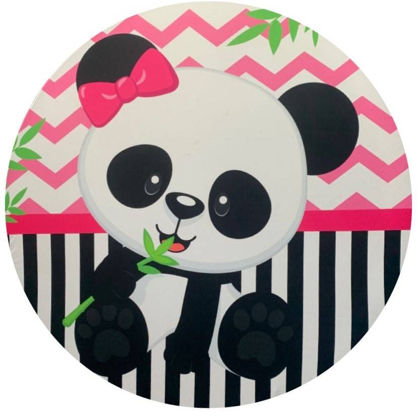 Painel Temático Panda (Rosa) - Jessica Souza de Macedo