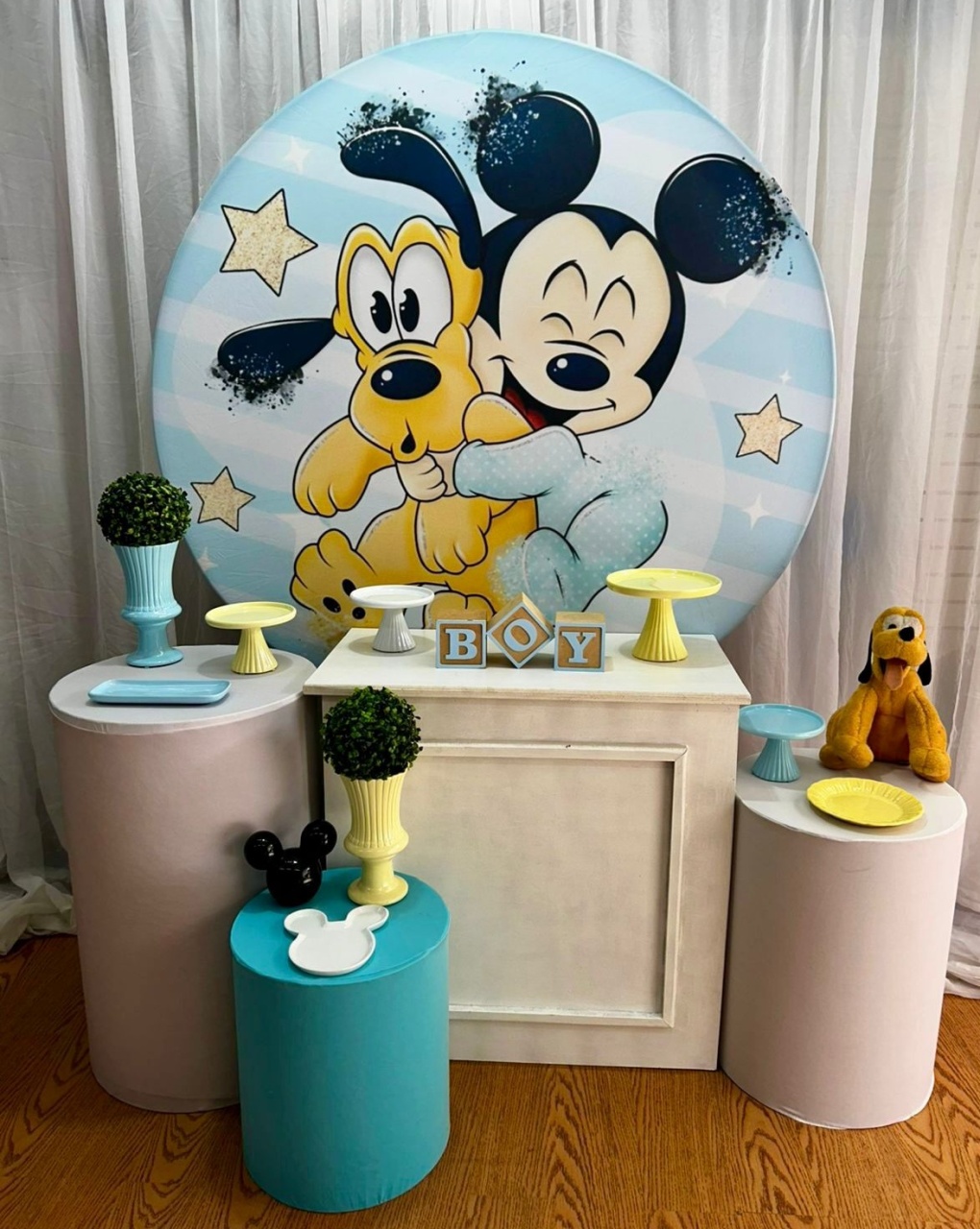 Pegue & Monte Mickey Baby - Kit Prata - Jessica Souza de Macedo