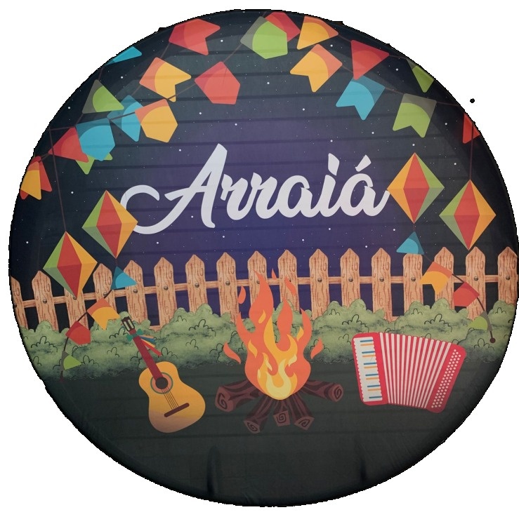 Painel Temático Arraia Noite (Azul) - Jessica Souza de Macedo