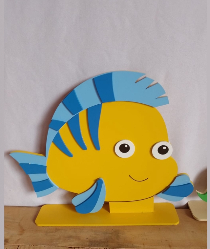 Display Peixe Pequena Sereia (Linguado) - Jessica Souza de Macedo