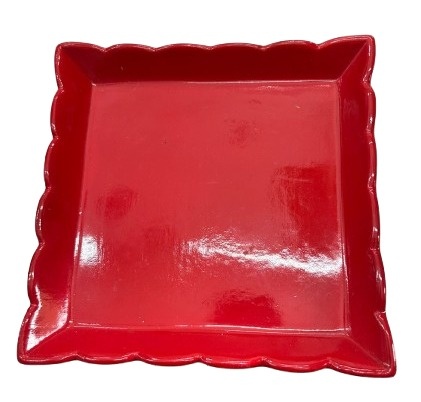Bandeija Quadrada  G - Vermelho  - Jessica Souza de Macedo