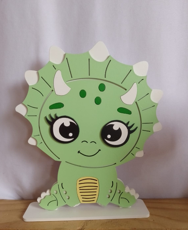 Display Dinossauro Baby (Verde) - Jessica Souza de Macedo