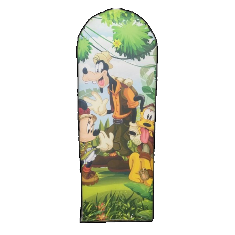 Painel Lateral/Romano Turma Do Mickey Safari (Modelo 01) - 0,70X2M - Jessica Souza de Macedo