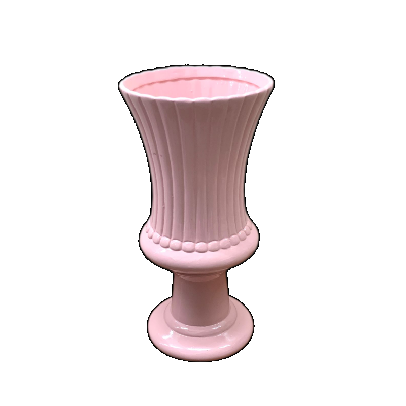 Vaso Charme Ceramica Rosa Candy G - Jessica Souza de Macedo
