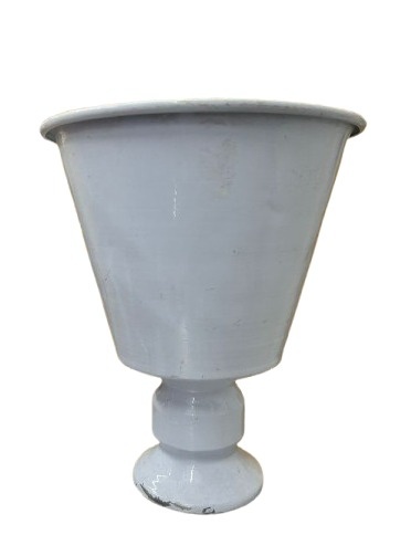 Vaso Delicat - Alumínio G - Branco  - Jessica Souza de Macedo