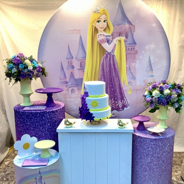Enroladas (Rapunzel Disney) - Kit Prata - Jessica Souza de Macedo