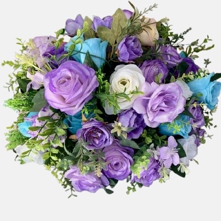 Arranjo Flor Permanente (Lilas/Verde) - Jessica Souza de Macedo